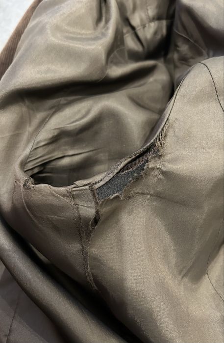 Żakiet marynarka sztruksowa brązowa