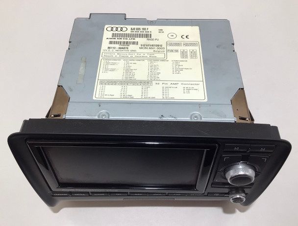 2010-2015 Audi TT MK2 8J Navigation Plus Radio Head Unit Display