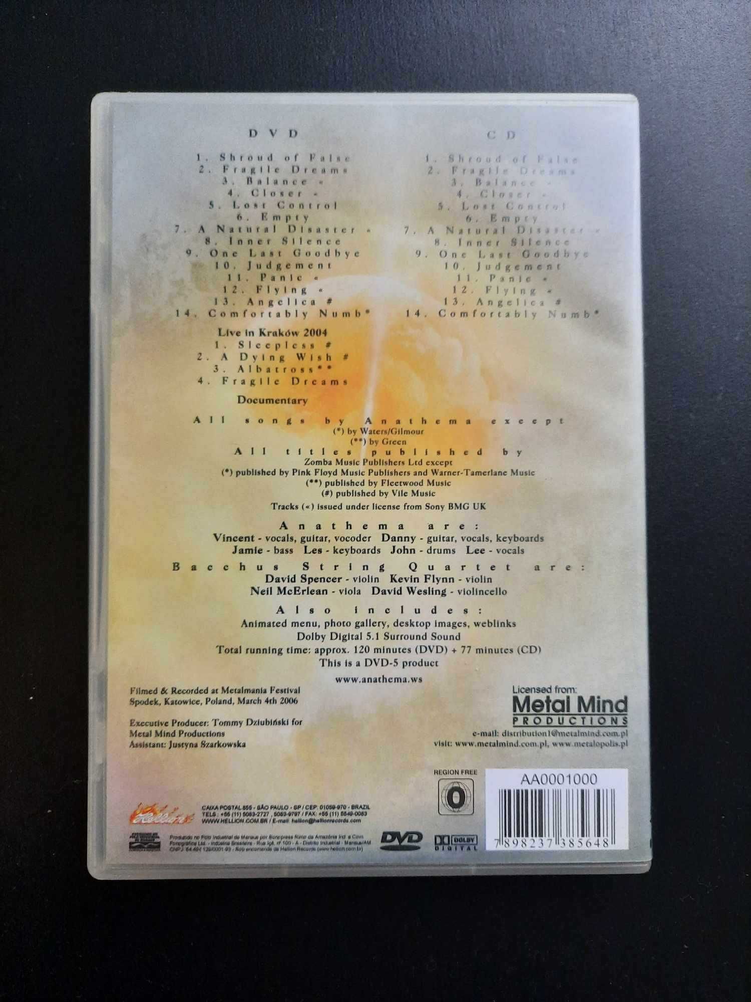 Anathema – A Moment In Time CD/DVD