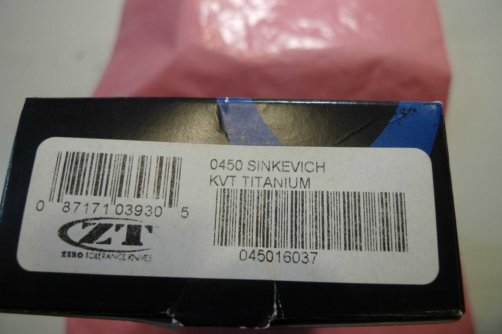 Nóż Zero Tolerance 0450 Sinkievich