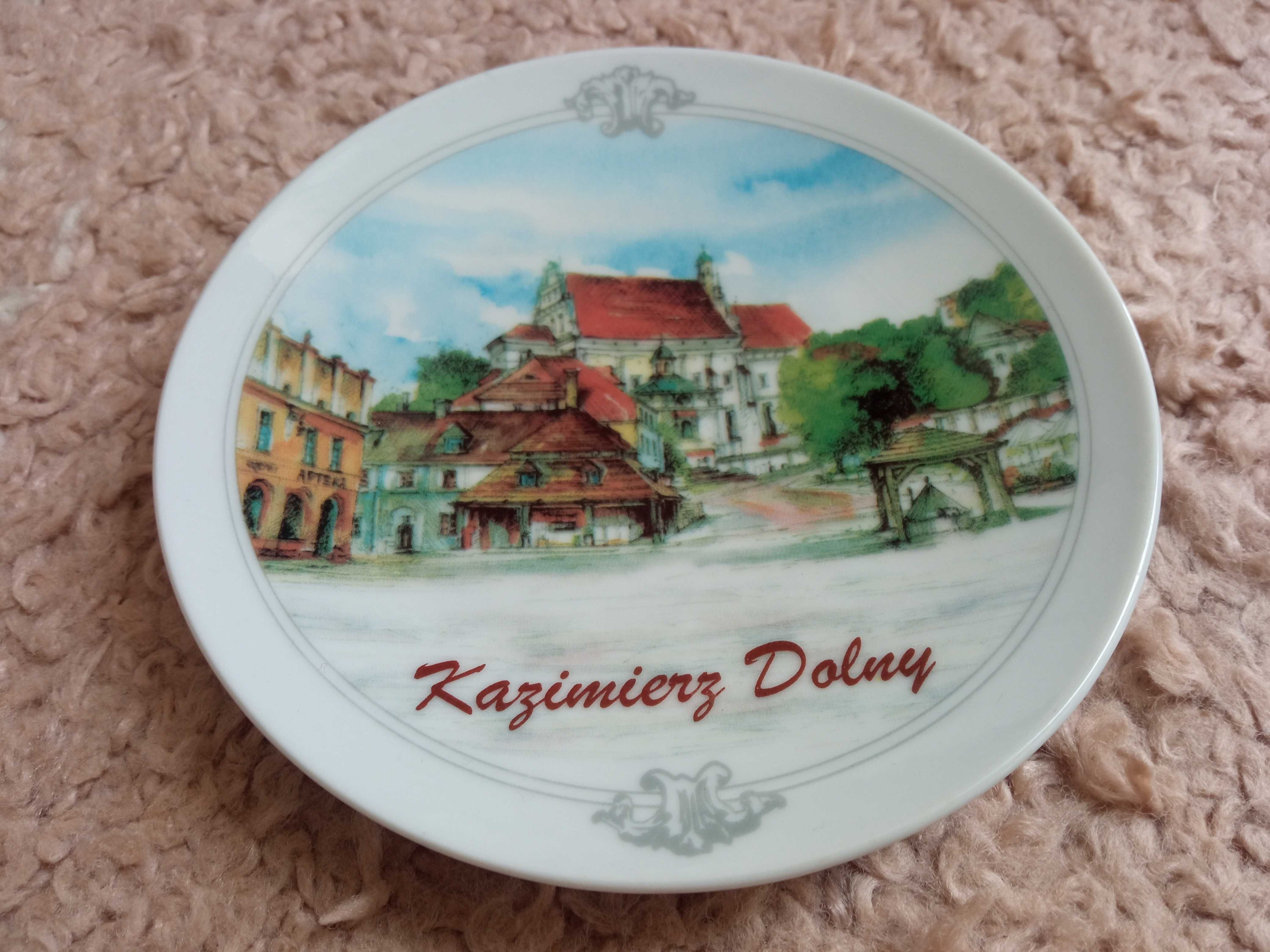 Kazimierz Dolny talerz talerzyk dekoracyjny do zawieszenia 13 cm