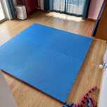 8 Tatami em puzzle reversivel azul/vermelho