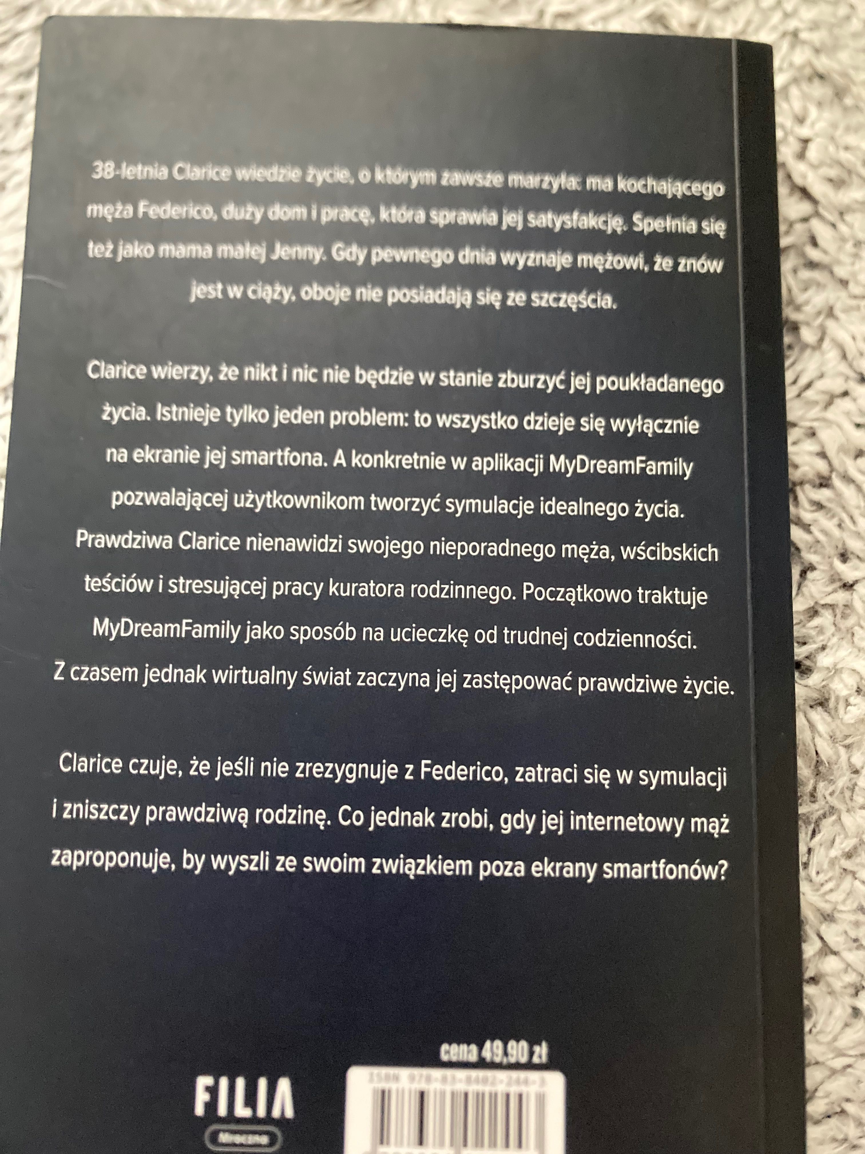 Książka thriller pt:” Wymarzona rodzina”