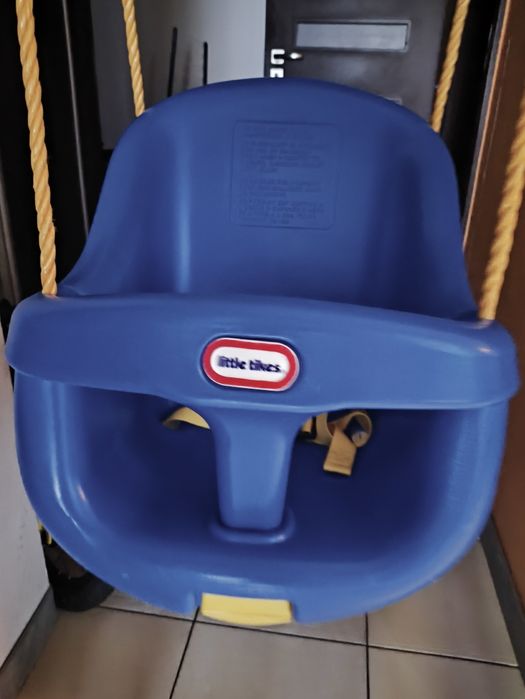 LITTLE TIKES Huśtawka głęboka kubełkowa regulowane Pasy