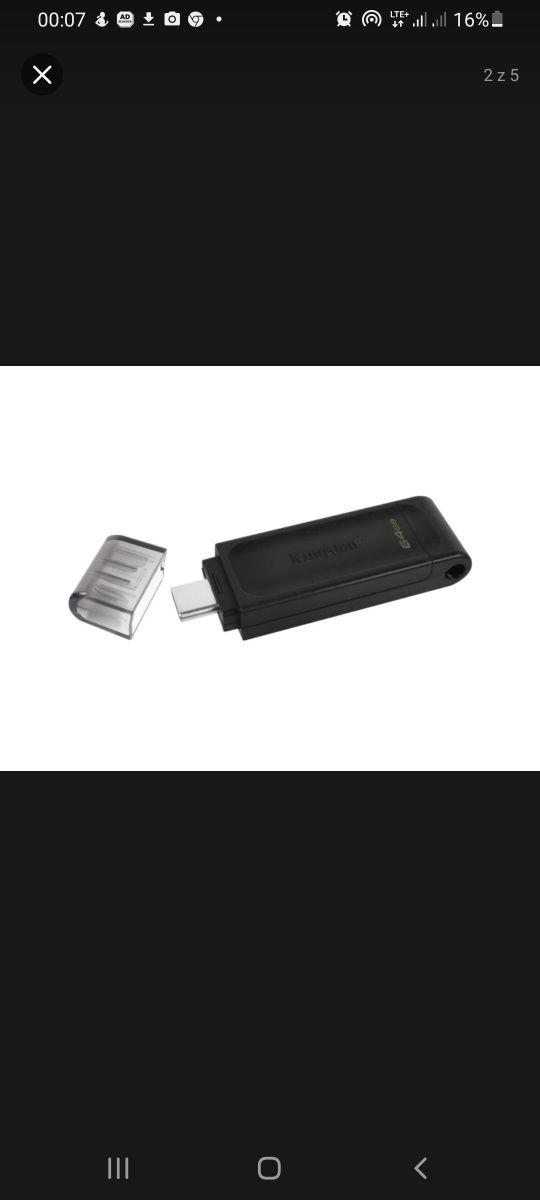 Pendrive Kingston DataTraveler 70 USB-C 64GB