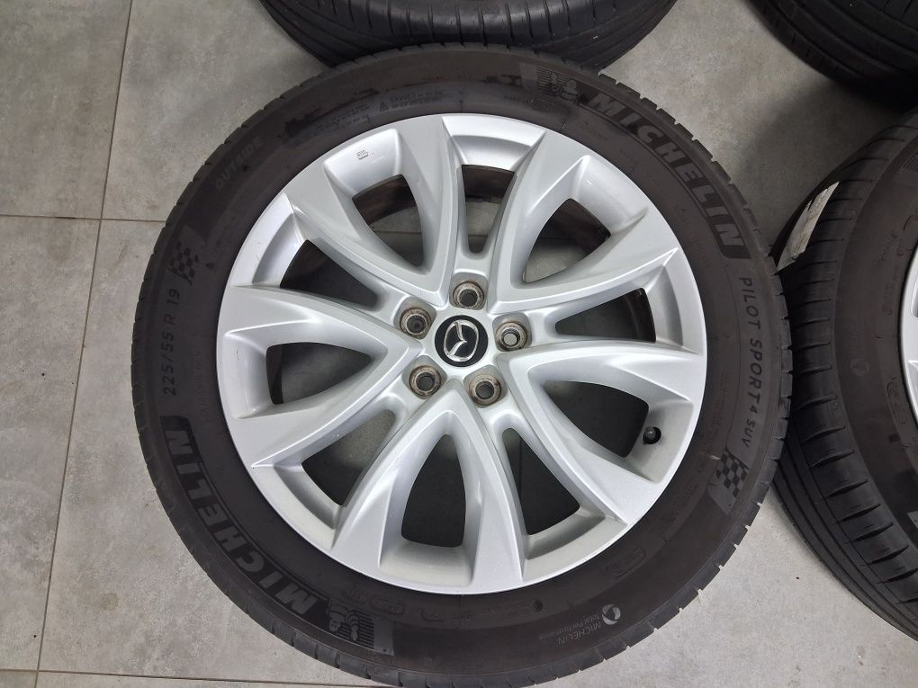 Komplet kół letnich 225/55 R19 5x114,3 Mazda CX-5 CX-3 Michelin