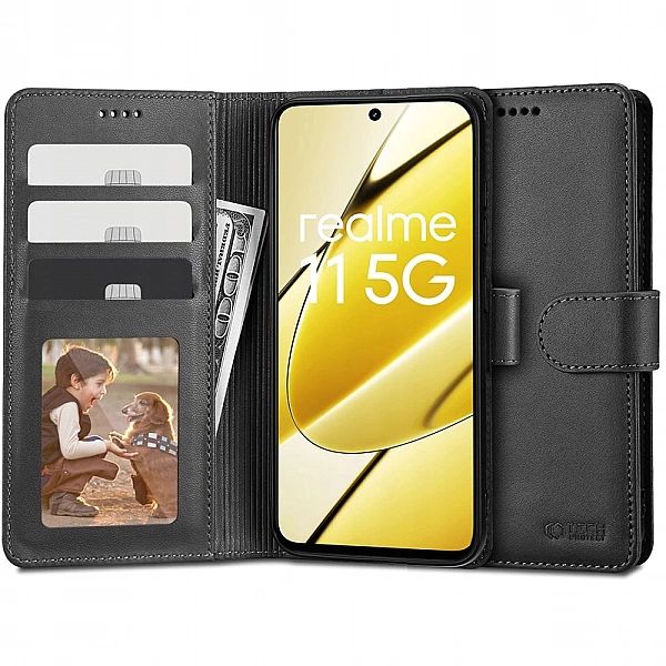 Etui Tech-Protect Wallet na Realme 11/5G - czarne