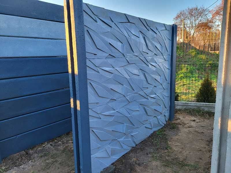 Ogrodzenie Betonowe płyta betonowa nowe wzory transport montaż