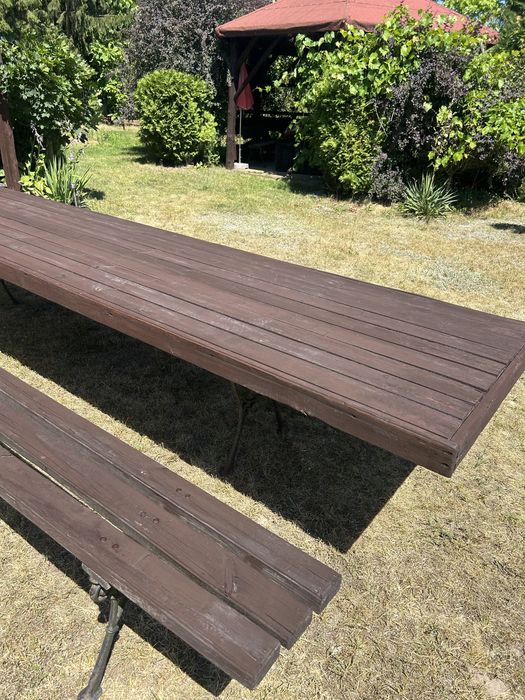 Lawki ze stolem ogrodowe