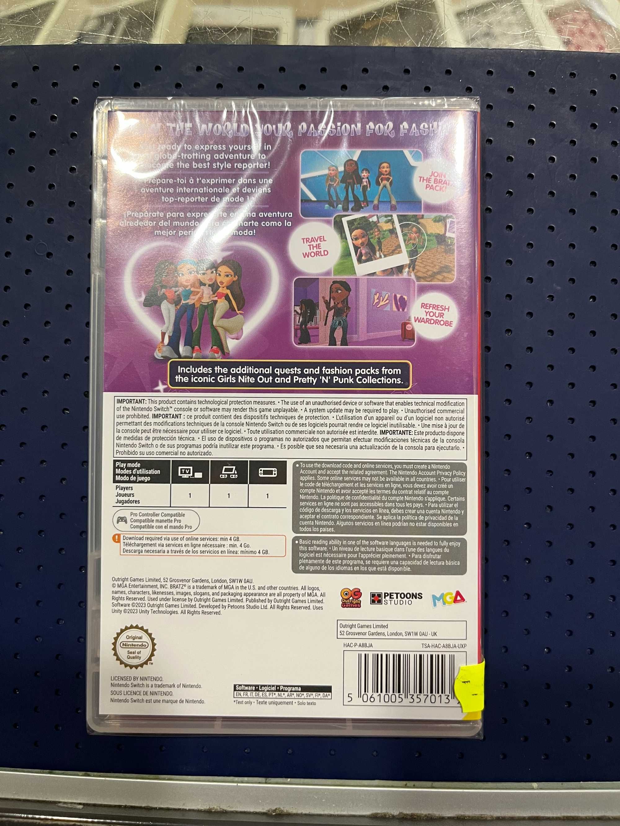 Bratz Flaunt Your Fashion Complete Edition Switch (KOD W PUDEŁKU)