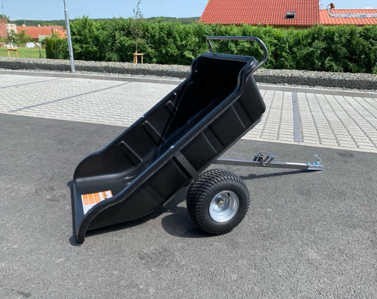 Прицеп до квадроцикла причіп самоскид SHARK 680кг садовий причеп
