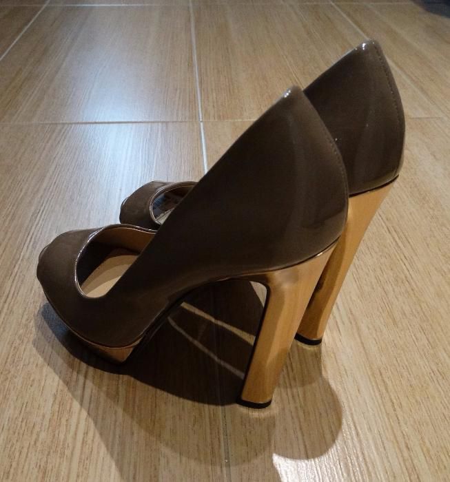 Buty Szpilki Zara NOWE nude r.36