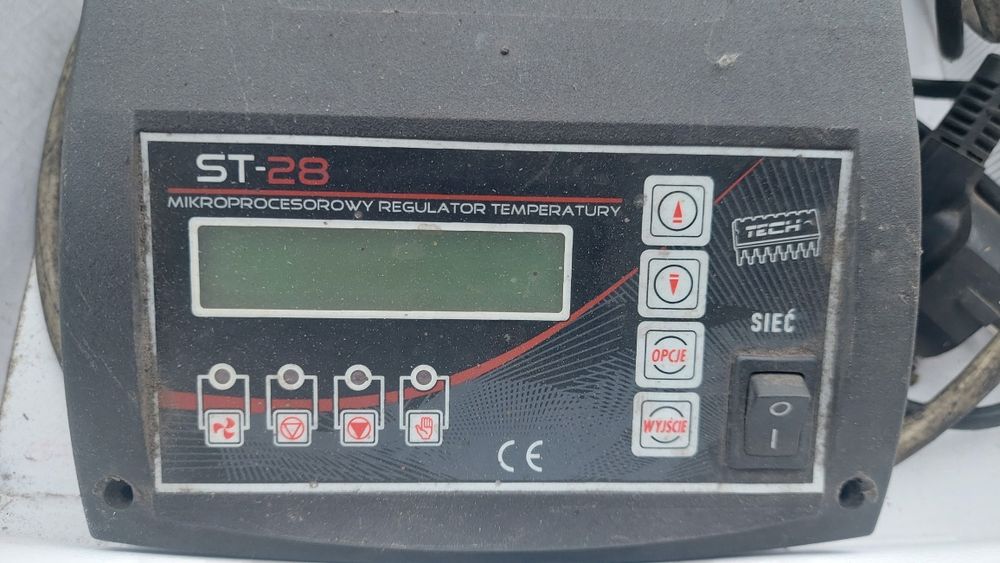 Sterownik kotła zasypowego Tech ST-28 do pompy CO CWU Wentylatora