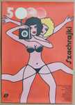 Stary Plakat studyjny - Szachrajki 1983r.