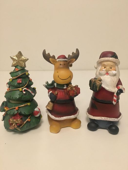 Wyprzedaż - Opakowanie na prezent figurki św Mikołaj