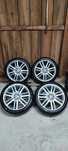 Komplet alufelg Ori audi S-Line r18 5x112 z oponami letnimi.