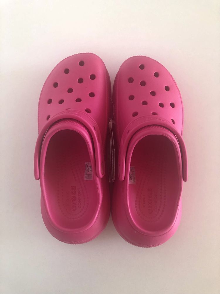 Женские кроксы crocs Crush жіночі рожеві крокси Pink