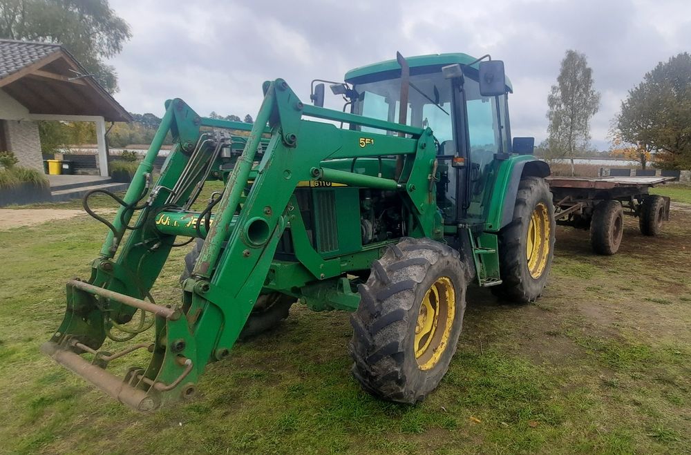 Ciągnik JOHN DEERE 6110SE 85KM z ładowaczem czołowym turem mechaniczny