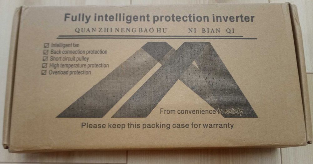 інвертор з 12В робить 220В чистий синус 3000Вт пікової чиста синусоїда