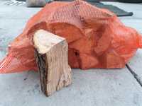 Drewno DĄB kominkowe, opałowe worki 20 KG (13-15szt.) do wędzenia eko