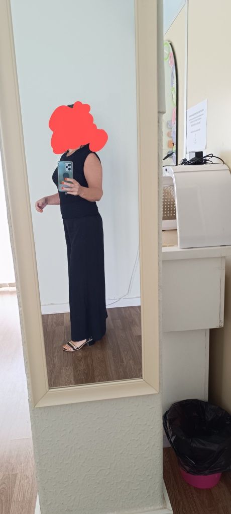 Body preto algodão. Tamanho M. Stradivarius