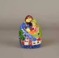 Święta Rodzina Lampion Ceramika ręcznie malowana