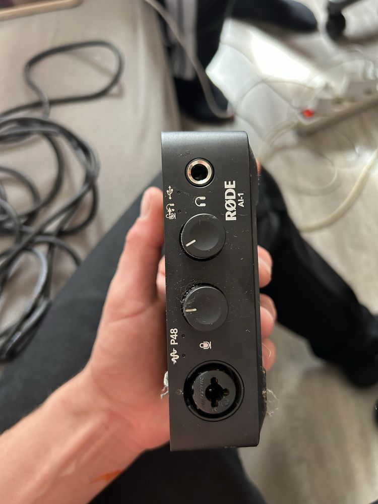 Mikrofon RODE NT-1 Z interfejem MUSICMATE MM-A170 Gemini Smart i Rode