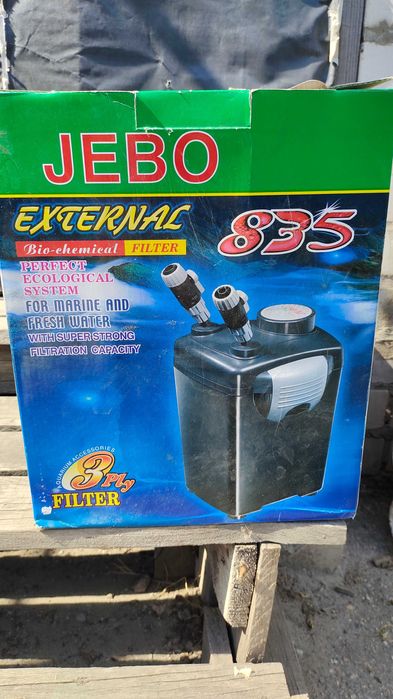 Внешний фильтр для аквариума. Аквариумный фильтр. Jebo 835.