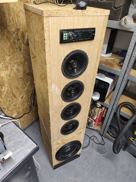 Stacjonarne Car Audio Alpine 9880R wzmak 1.8kw Sub Helix1500W Zestaw!