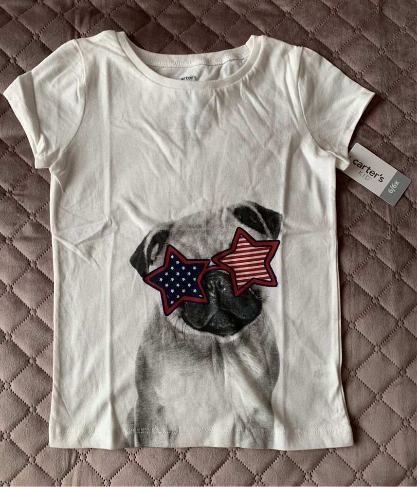 Футболки (майка, топ) 4,5,6 лет Carters,OldNavy, InExtenso, Disney