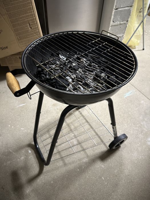 Grill , tanio cena zimowa.