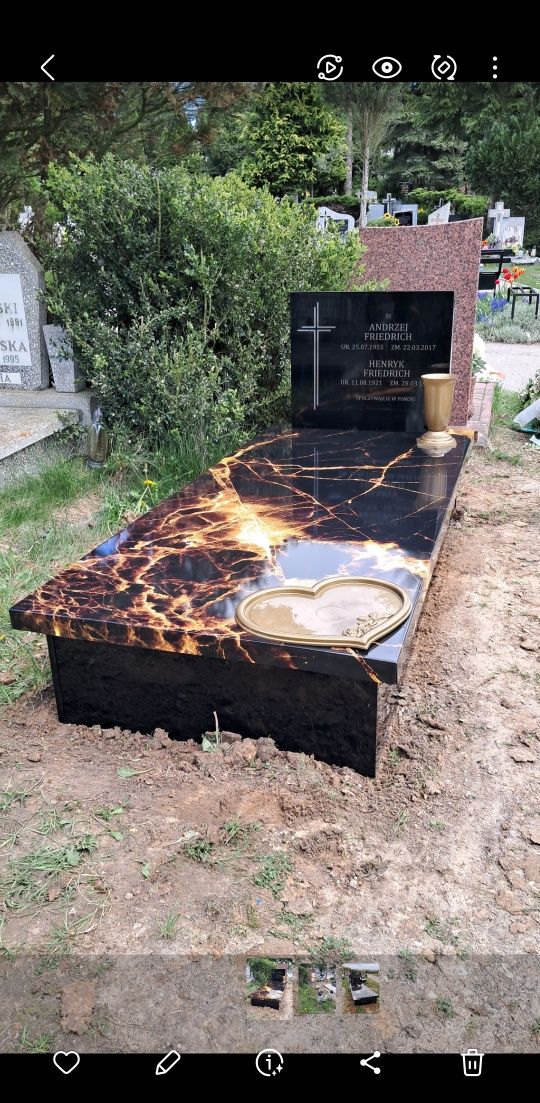 Nowoczesny Nagrobek 3100 zł z montażem Cały Kraj- Promocja