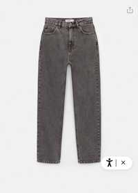 Сірі базові джинси Mom Pull Bear