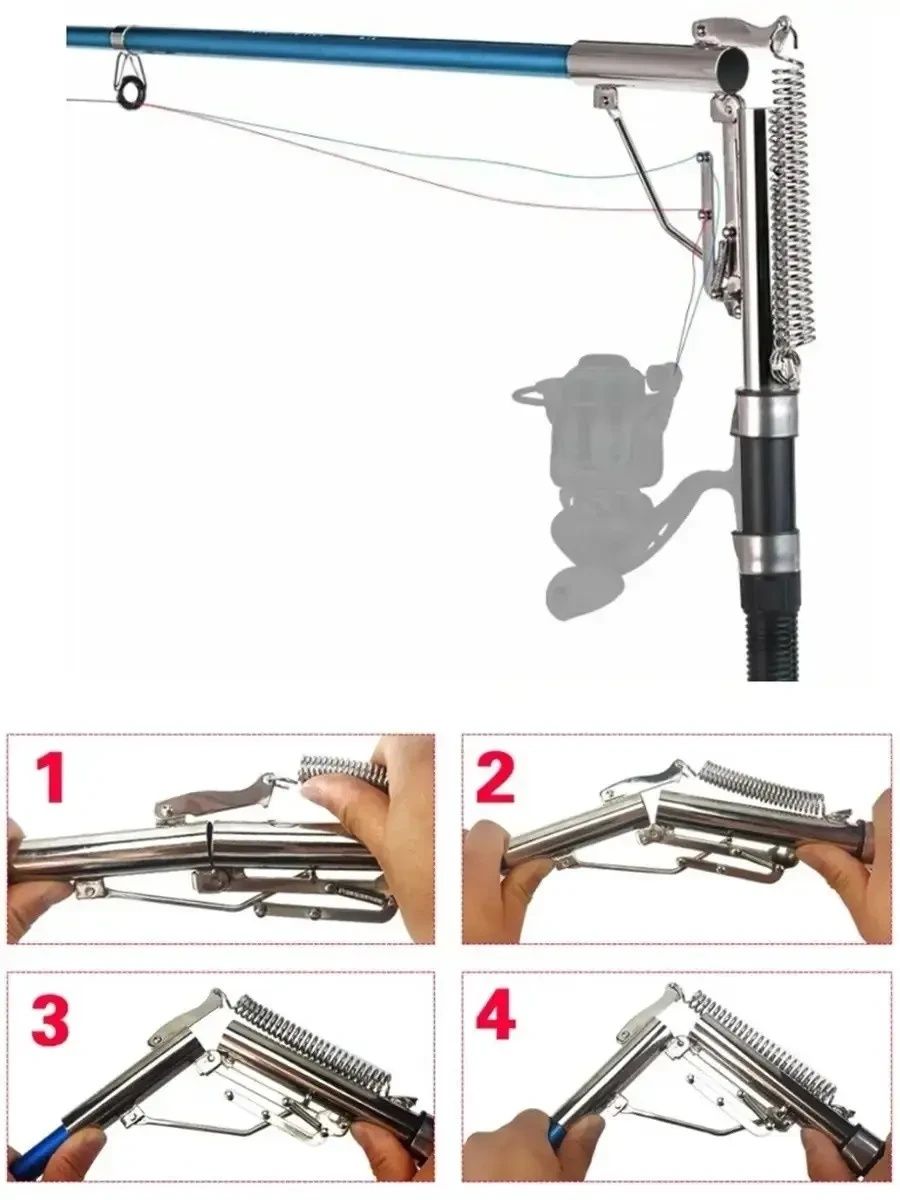 удочка  самоподсекающая телескопический спиннинг