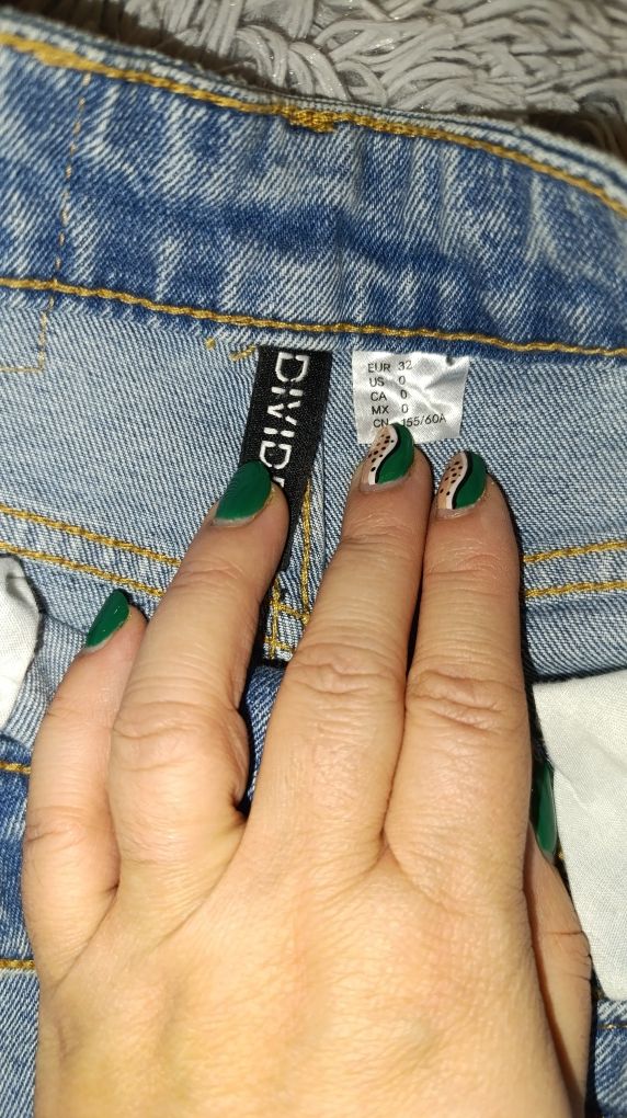 Spodnie jeansy H&M jak nowe rozm 32