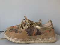 GUESS Buty Espadryle Trampki 38 Quinny FLQNN2 FAP13 BEIGE