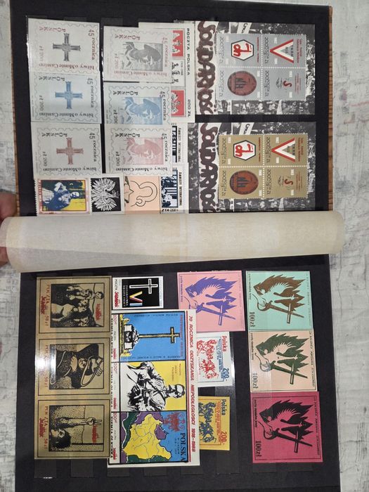 Znaczki pocztowe, poczta niezależna, poczta solidarność,