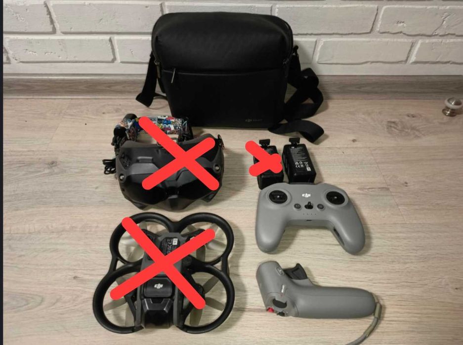 Распродажа DJI Avata, 2 пульта, аксессуары.Remote controller.