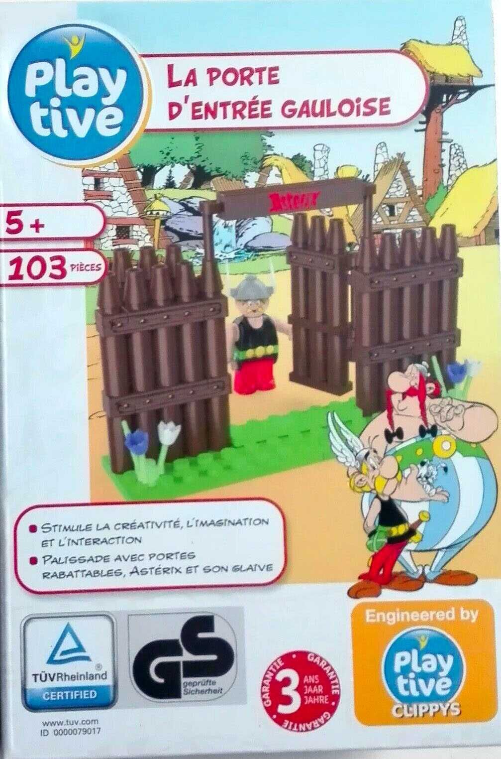 Playtive Klocki Asterix i Obelix brama Galijska 103el.