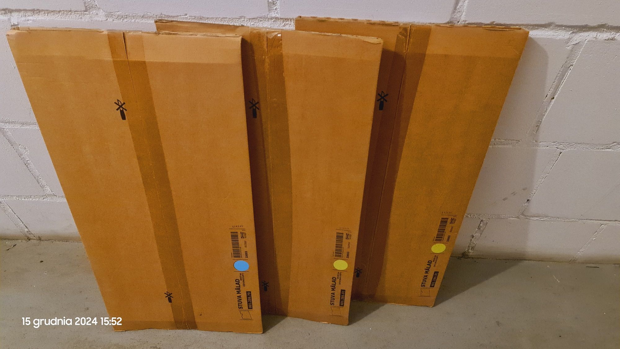 Szafa Ikea Stuva z szufladami 60x 50x128 biała niebieska zielona Nowa