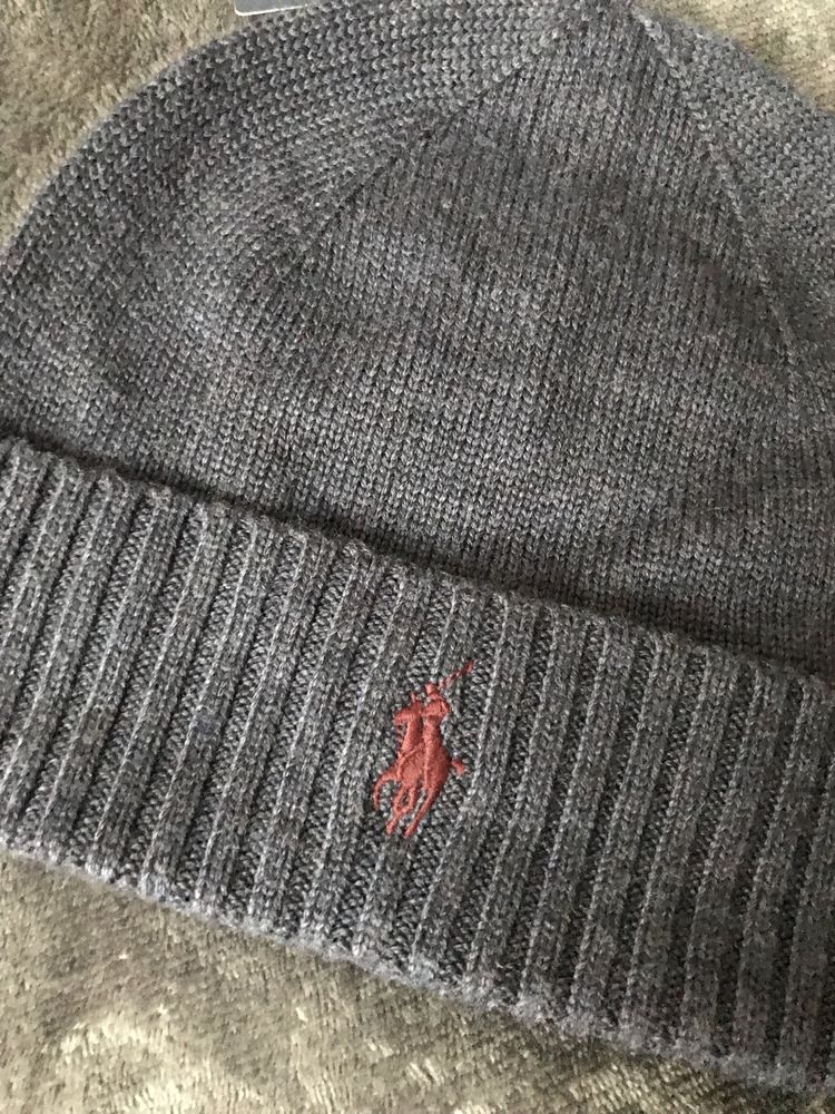 Polo Ralph Lauren czapka zimowa beanie 100% wełna one size unisex
