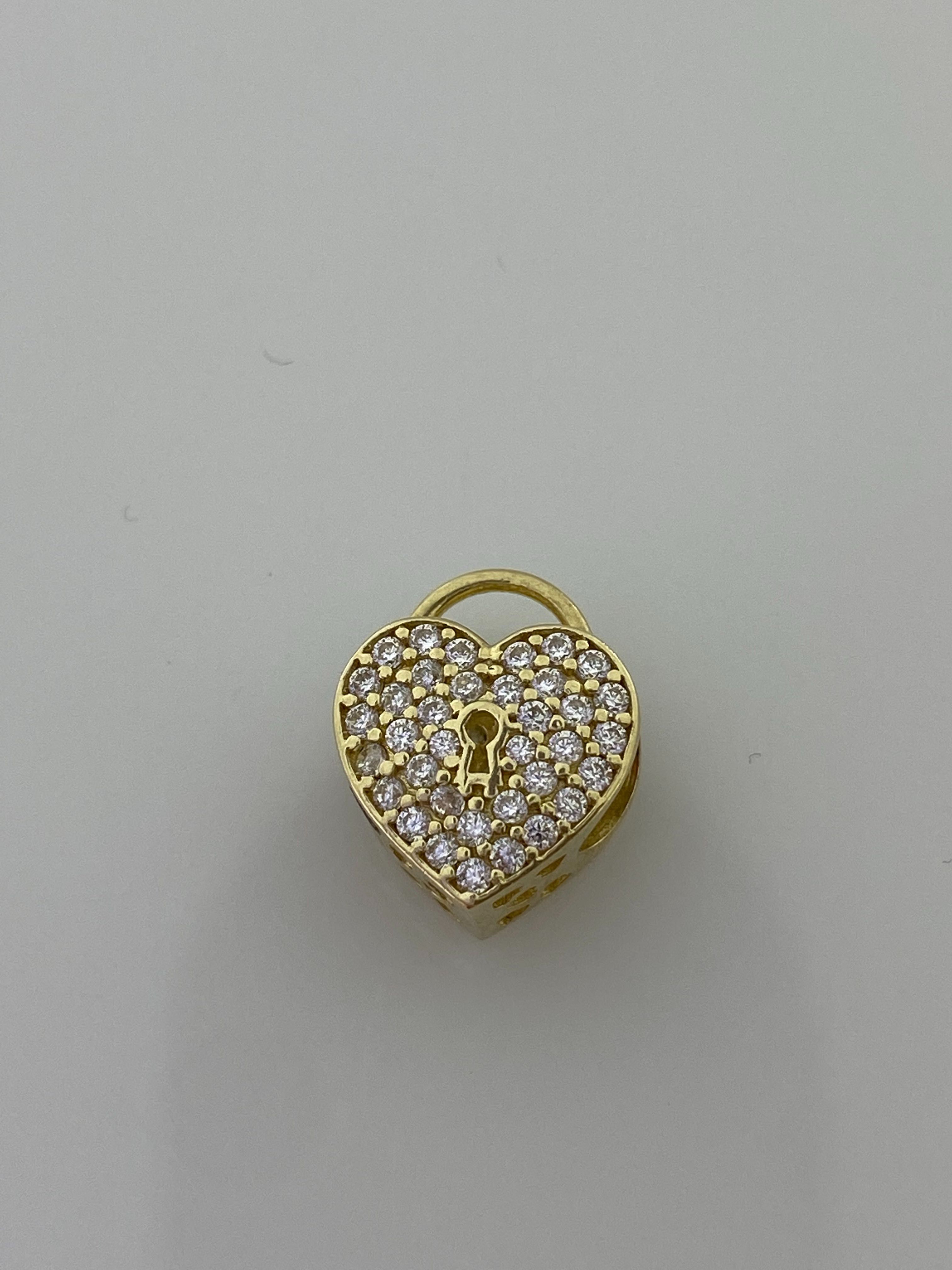 Złoty element charms na bransoletkę Pandora, Próba 585. Nowy (2160)