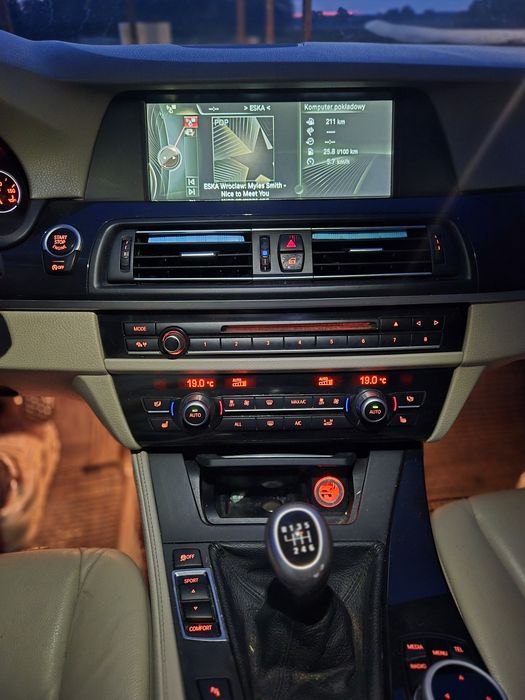 Nawigacja Komplet Duży Ekran Jednostka Panel Sterownik Bmw 5 f10 Europ