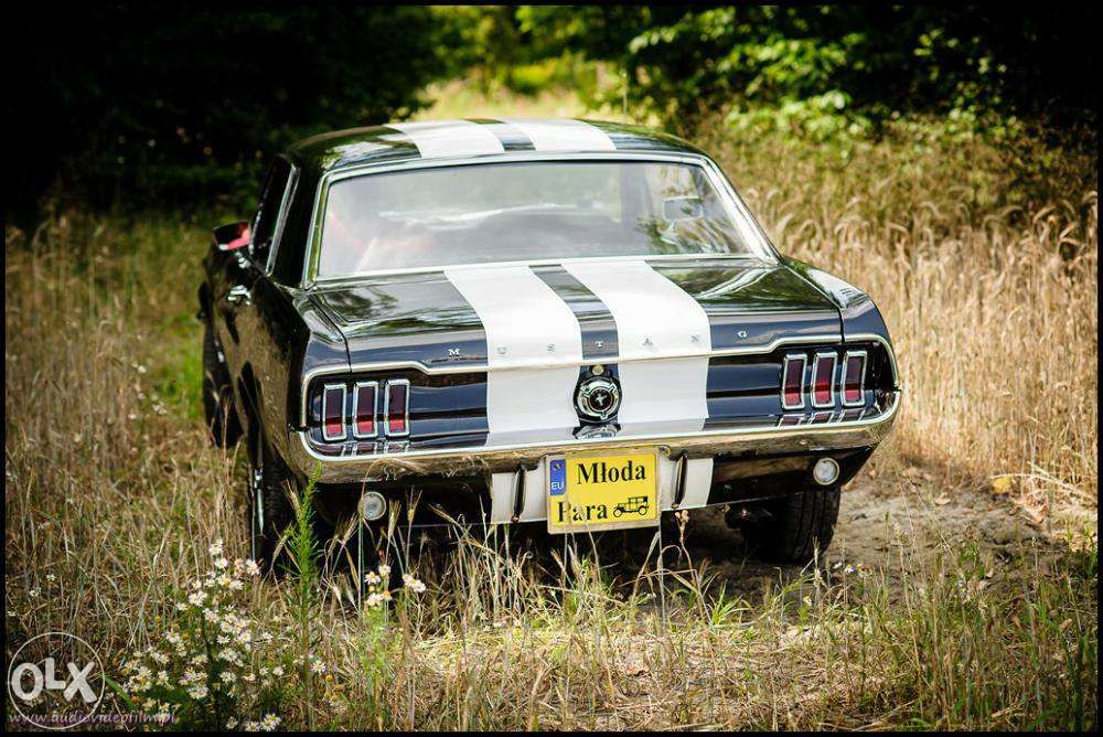 Samochód do ślubu ford Mustang 1967 V8.Auto do ślubu.