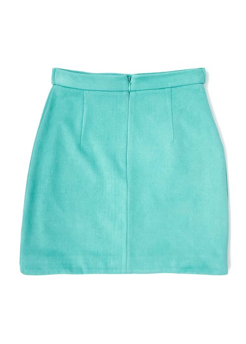 Шикарна спідниця з еко-замші на запах River Island, XS