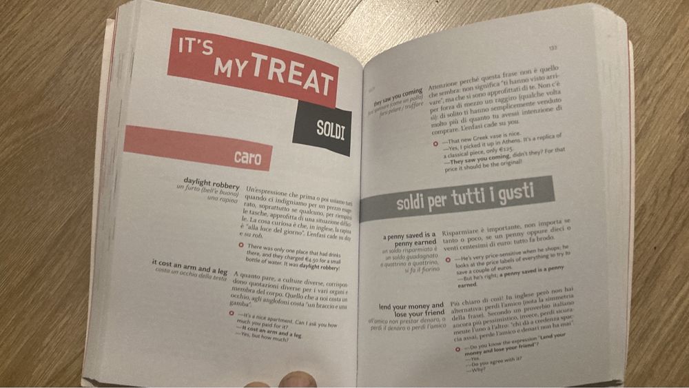 Livro italiano-ingles “don’t get me wrong”