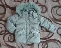 Зимова курточка на дівчинку 104