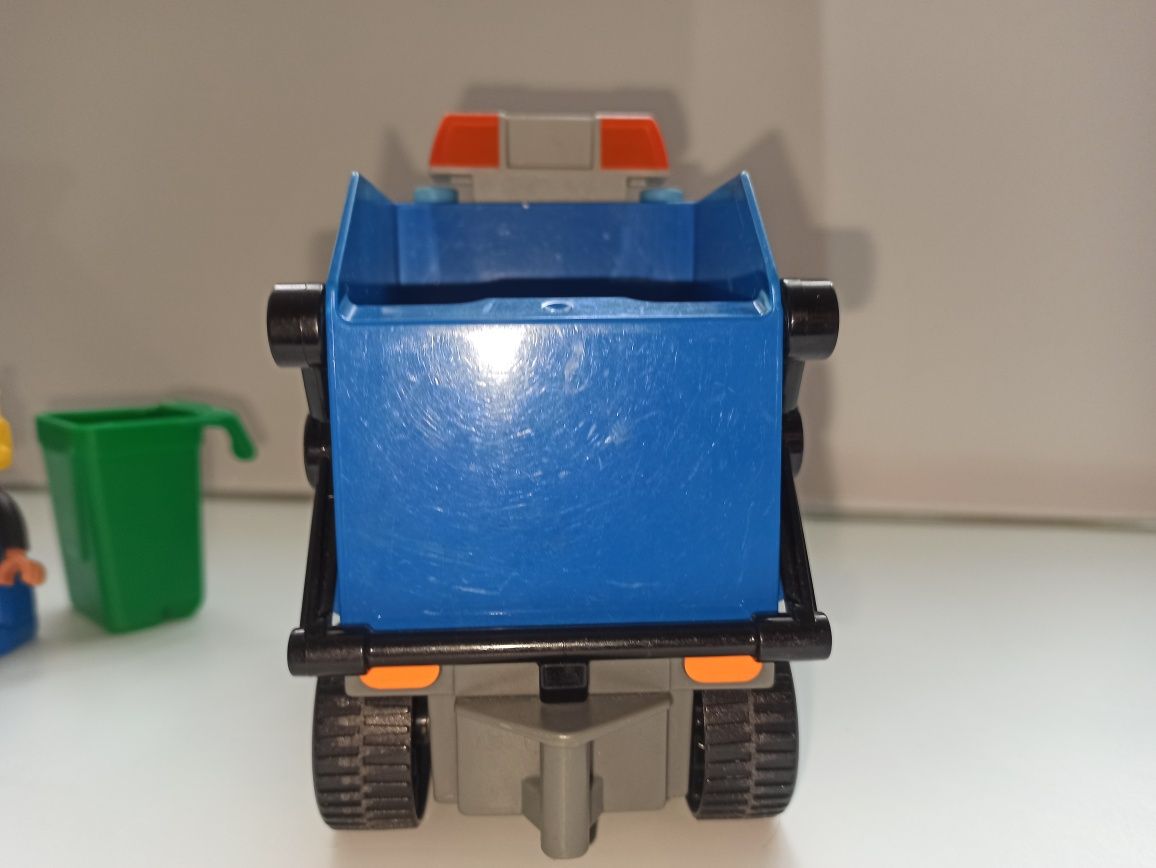 Klocki niebieska śmieciarka Lego Duplo