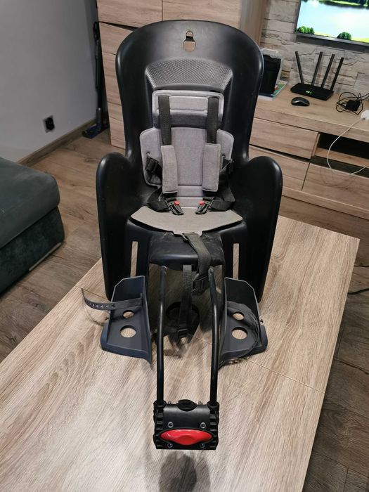 Fotelik rowerowy tylny Polisport BILBY czarny