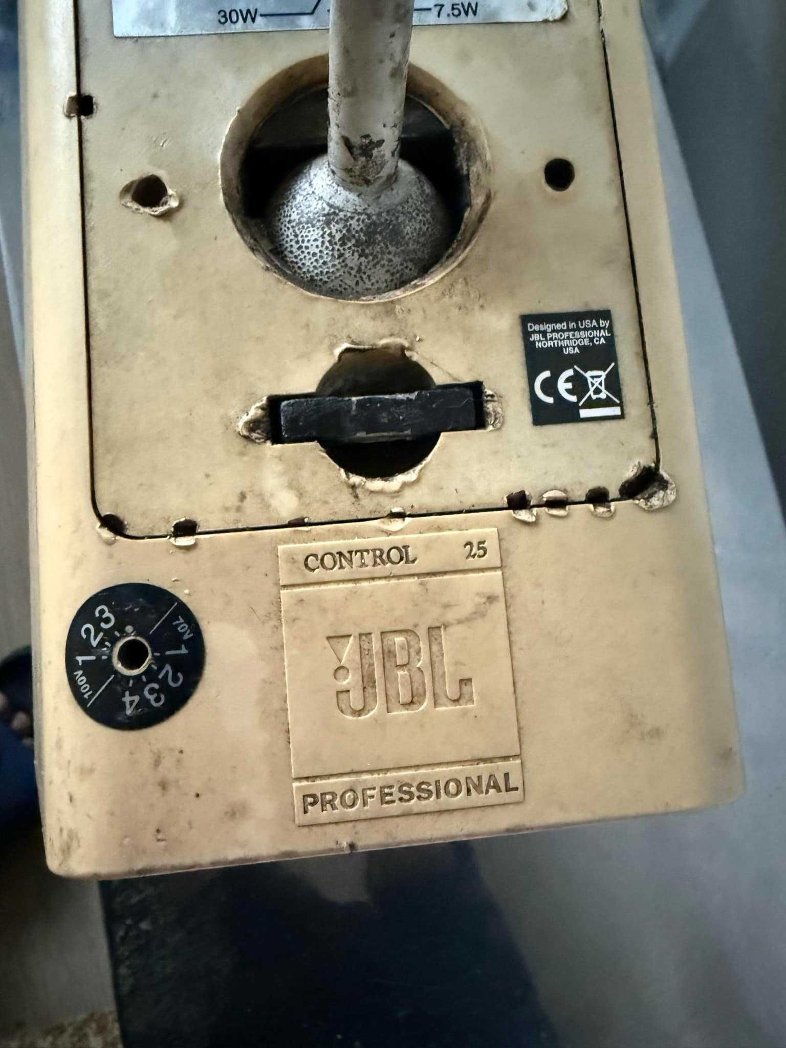 głośniki jbl ES30 i mniejsze control 25
